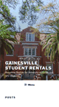 Mobile Screenshot of gainesvillestudentrentals.com