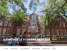 Tablet Screenshot of gainesvillestudentrentals.com